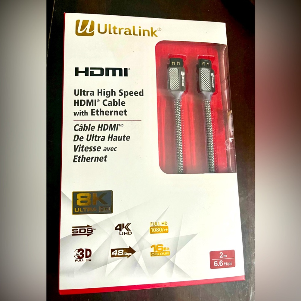 NWT! UltraLink Ultra Caliber High-Speed HDMI Cable + Ethernet